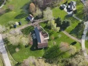 BEFORE AND AFTER THE PAVING JOB IN LAKE LATONKA, MERCER, PA BEFORE