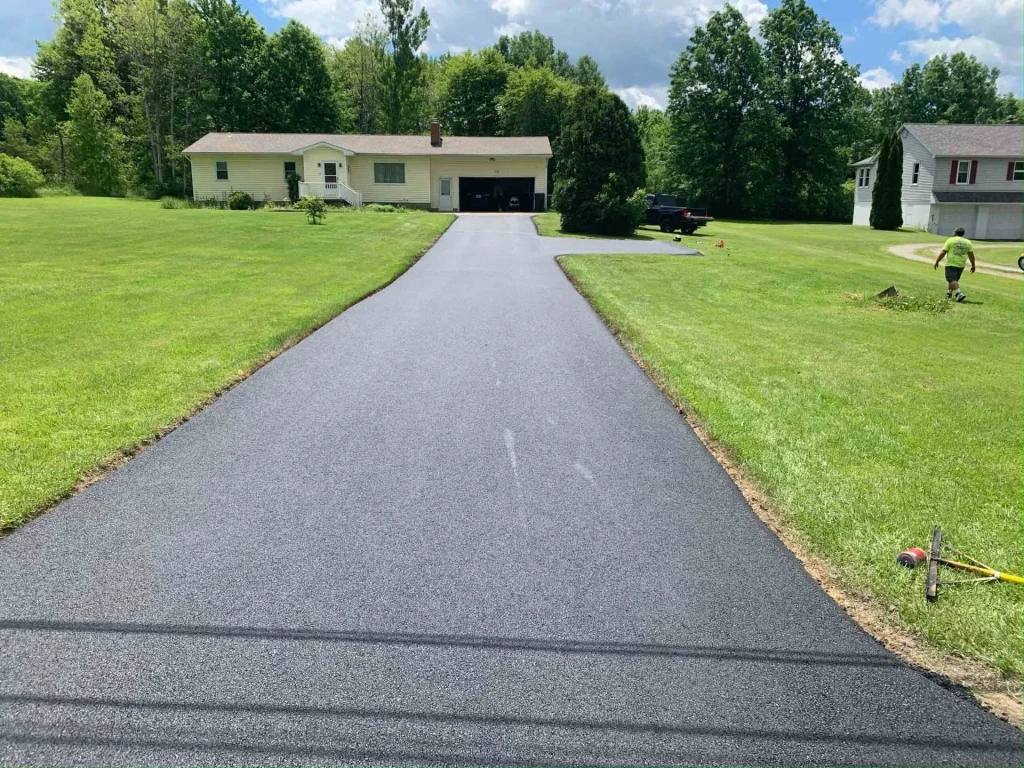 FRESH ASPHALT FOR THIS HERMITAGE HOME