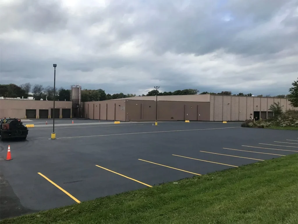 JOY CONE OF HERMITAGE GETS FRESH SEALCOATING & LINE STRIPING